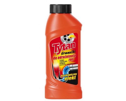 Средство для прочистки труб гранулы 500г Tytan Средство для прочистки труб гранулы 500г Tytan
