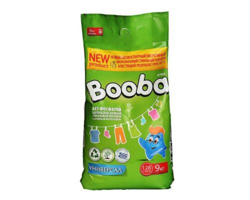 Порошок для стирки универсальный Booba 9кг Порошок для стирки универсальный Booba 9кг