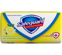 Мыло туалетное твердое Лимон 90г Safeguard