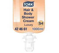 Мыло-крем для душа для тела и волос Luxury  S4 1л Tork 424661