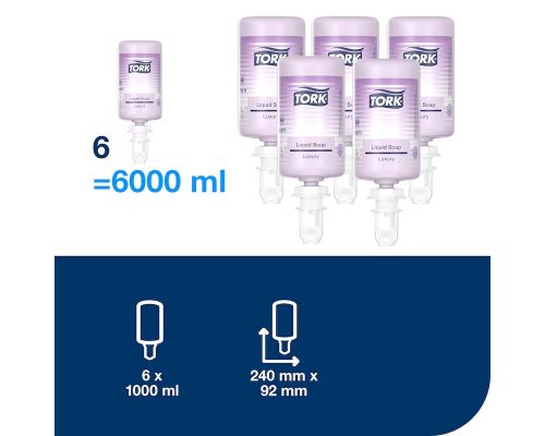 Мыло жидкое для рук Luxury S4 1л Tork 424911
