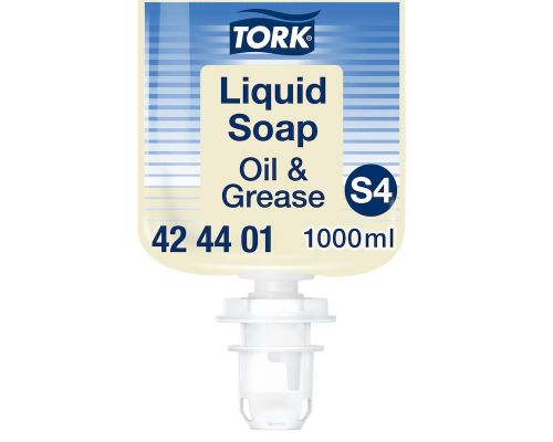 Мыло жидкое для рук удаление масла и жиров S4 1л Tork 424401