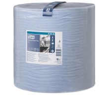 Папір протиральний рулон Premium W1 2-х шар блакитний 510м Tork 130050