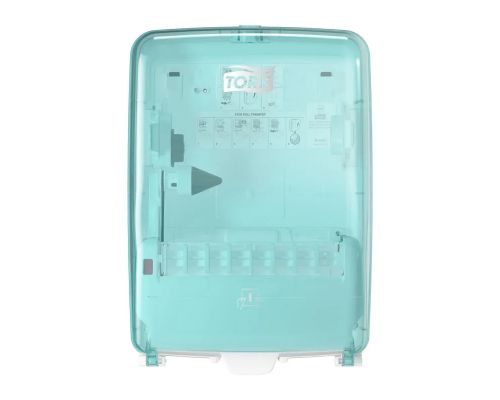 Диспенсер рулонных полотенец пластик голубой Tork Performance 651420 Диспенсер рулонных полотенец пластик голубой Tork Performance 651420