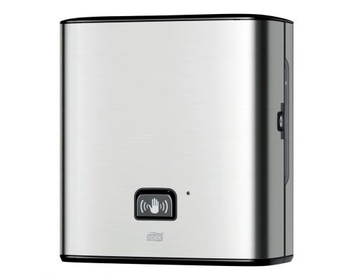 Диспенсер рулонных полотенец сенсорный Image Design H1 нерж/пластик Tork Matic 460001