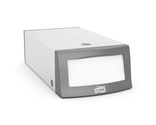 Диспенсер для серветок Counterfold N1, метал сірий, Tork 271600 Диспенсер для серветок Counterfold N1, метал сірий, Tork 271600