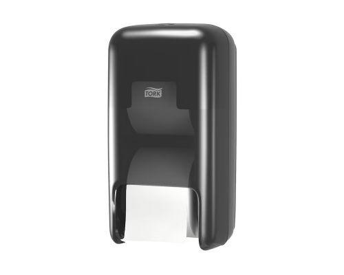 Диспенсер туалетного паперу на 2 рулони Elevation T7 пластик чорний Tork OptiServe 558042 Диспенсер туалетного паперу на 2 рулони Elevation T7 пластик чорний Tork OptiServe 558042