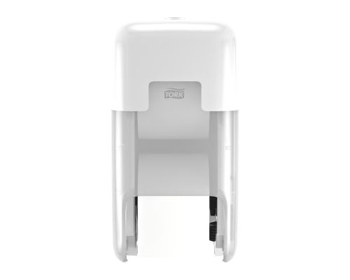 Диспенсер туалетного паперу на 2 рулони Elevation T7 пластик білий Tork OptiServe 558041 Диспенсер туалетного паперу на 2 рулони Elevation T7 пластик білий Tork OptiServe 558041