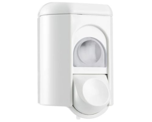 Дозатор жидкого мыла пластик белый 350мл Mar Plast 561win