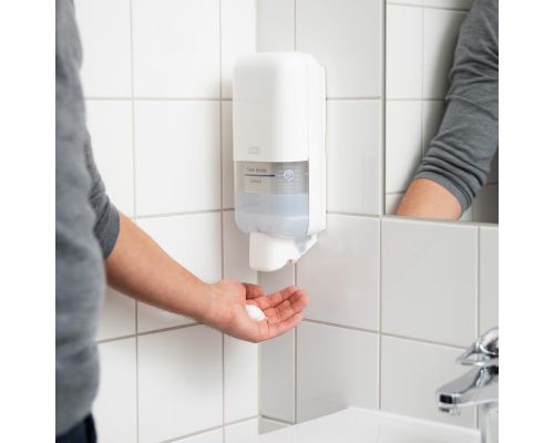Дозатор жидкого мыло и дезинфицирующих средств Elevation S4 пластик белый 1л Tork 564500