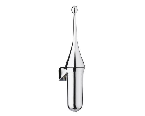 Щетка для унитаза подвесная пластик хром полированная Mar Plast 658c