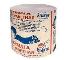 Бумага туалетная серая 95*90 Альбатрос 457
