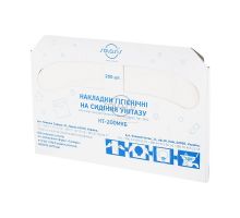 Накладки на унітаз 1/2 200шт сірі ZG КТ-200МКБ