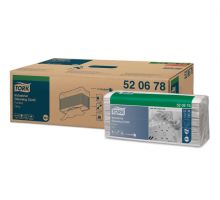 Материал нетканый для удаления масла и жира в салфетках W4 серый Tork 520678