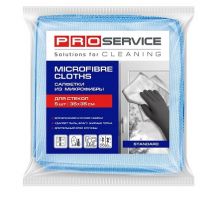 Салфетка микрофибра для стекла 35*35см 250г/м2 5шт PROservice