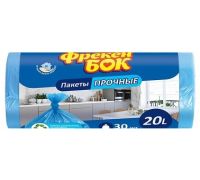 Пакеты для мусора синие HD 20л 30шт 45*50см ФБ