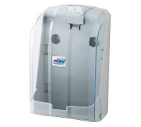 Диспенсер листовой туалетной бумаги пластик прозрачный Vialli K.6-Z-Т
