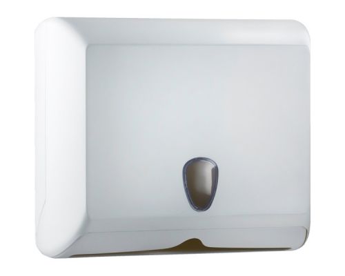 Диспенсер листовых полотенец Z пластик белый Mar Plast 838