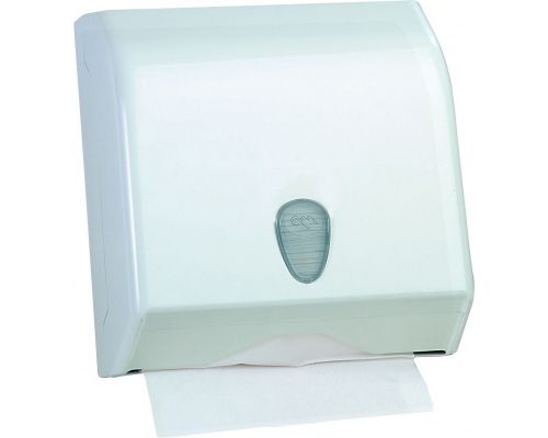 Диспенсер листовых полотенец Z, V пластик белый Mar Plast 695