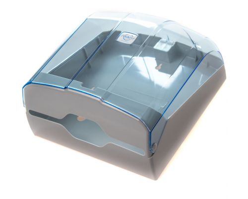 Диспенсер листовых полотенец Z, V пластик прозрачный Vialli K.4-T