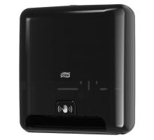 Диспенсер рулонных полотенец сенсорный Elevation H1 пластик черный Tork Matic 551108