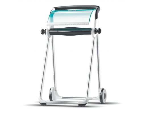 Диспенсер для нетканых материалов напольный W1 голубо-белый Tork 652000 Диспенсер для нетканых материалов напольный W1 голубо-белый Tork 652000
