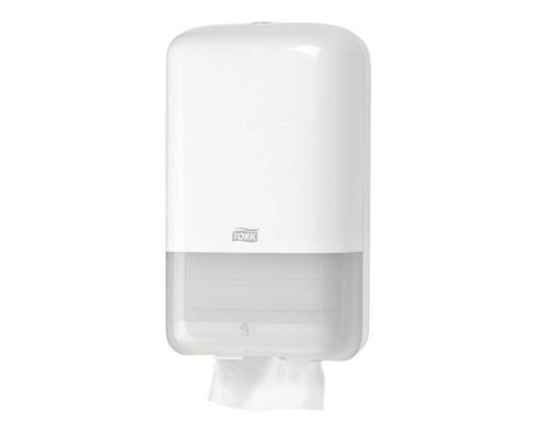 Диспенсер листовой туалетной бумаги Elevation T3 пластик белый Tork 556000