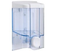 Дозатор жидкого мыла пластик прозрачный 500мл Vialli S.2t