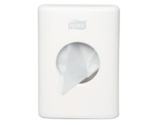 Диспенсер для гигиенических пакетов Elevation B5 пластик белый Tork 566000 Диспенсер для гигиенических пакетов Elevation B5 пластик белый Tork 566000