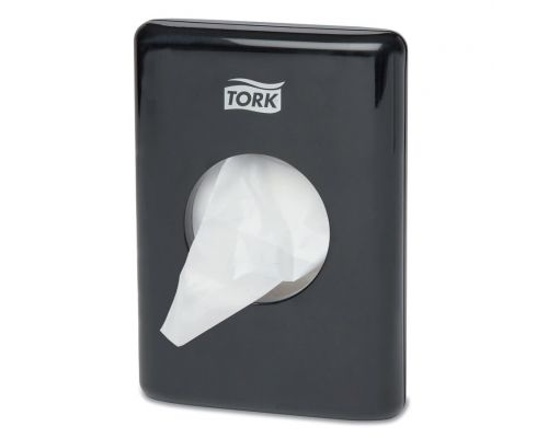 Диспенсер для гигиенических пакетов Elevation B5 пластик черный Tork 566008 Диспенсер для гигиенических пакетов Elevation B5 пластик черный Tork 566008