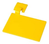 Маркировочный значок для алюминиевого рельса FBK 80002 желтый