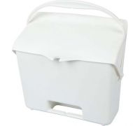 Совок с ручкой и крышкой FBK 80205 700 мл белый