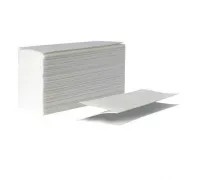 Полотенца бумажные Z белые 2 слоя 21*21см 150л Luxe